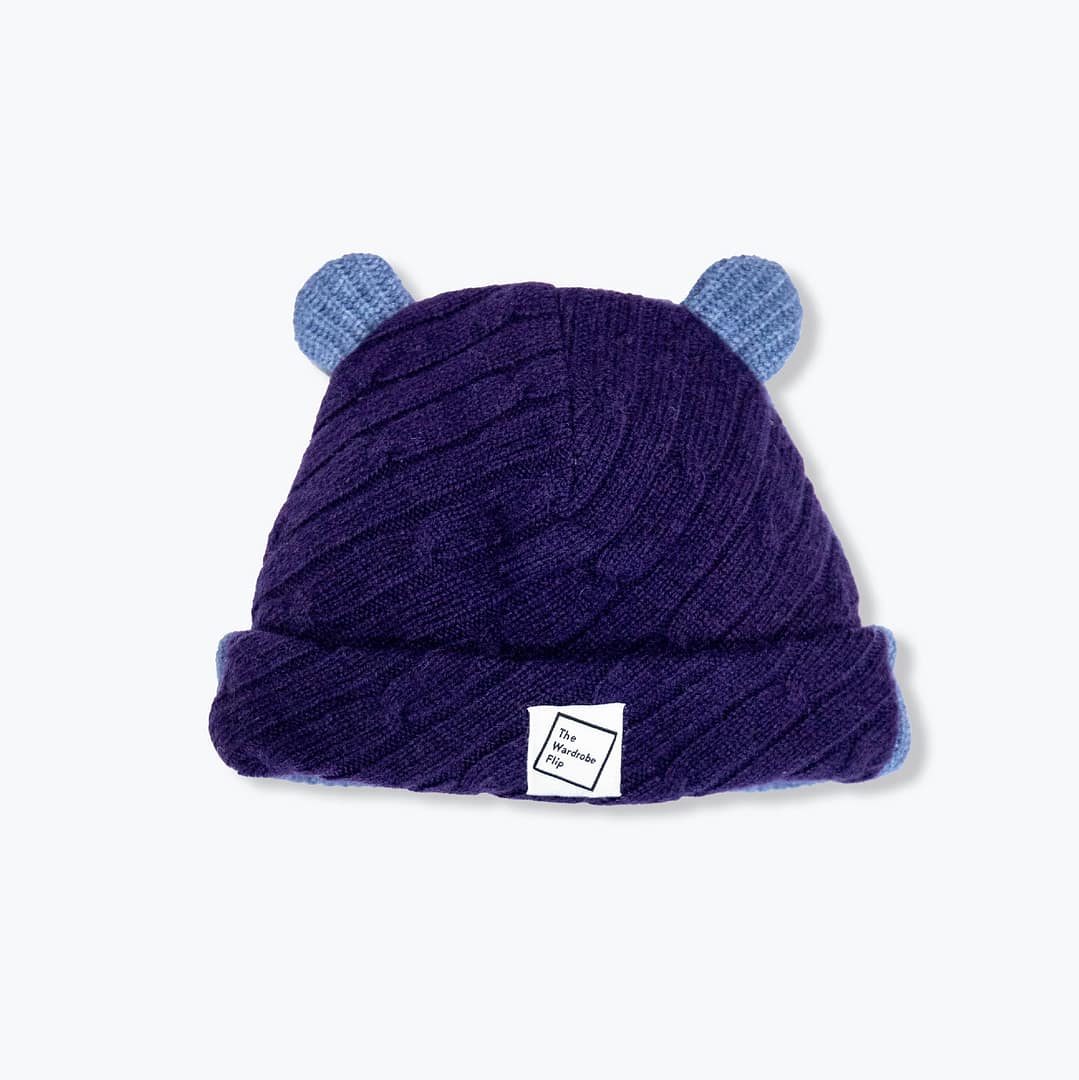 Dark blue ligth blue | a Better Beanie / kids 4-7y