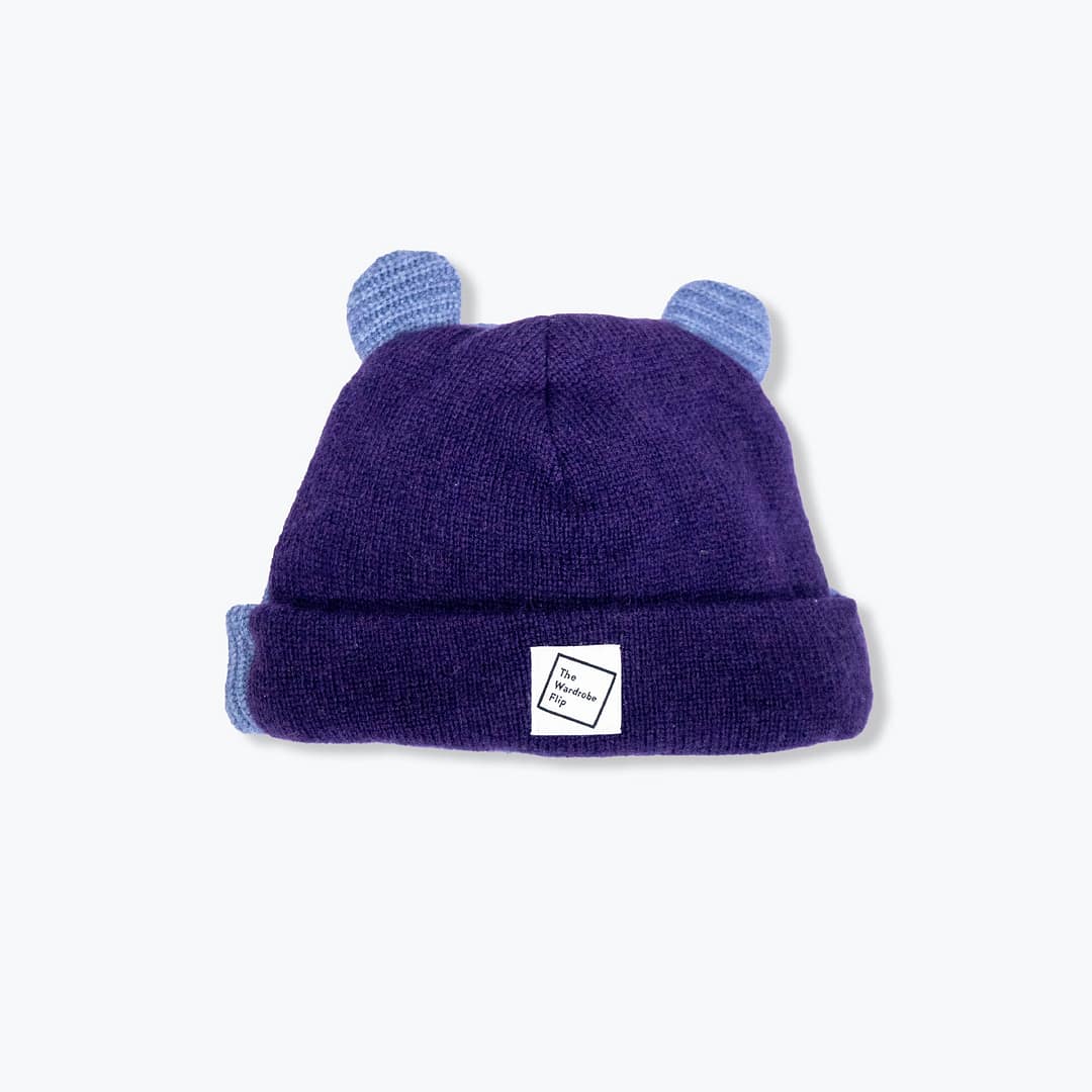 Dark & light blue | a Better Beanie / kids 1-3y
