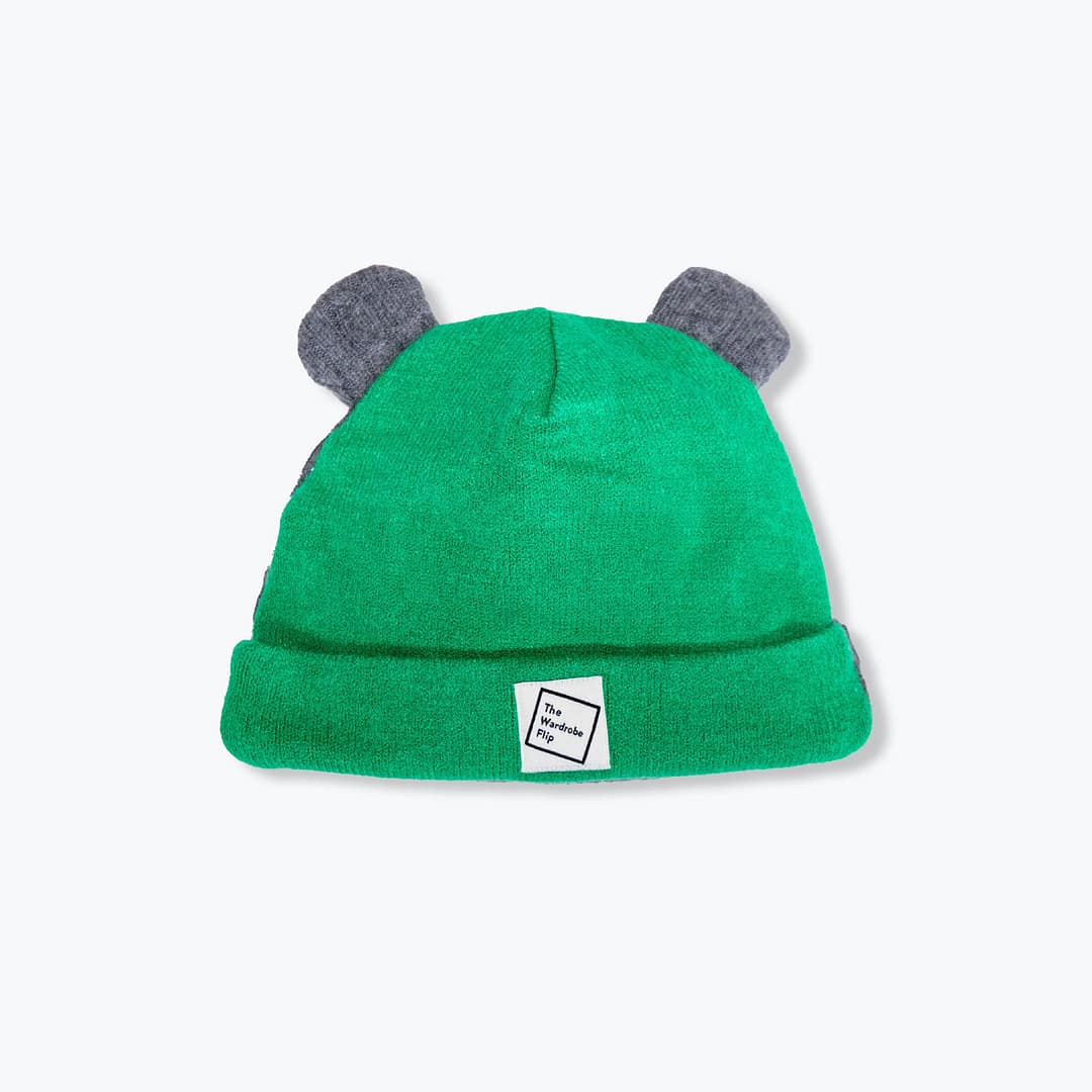 Green gray | a Better Beanie / kids 1-3y