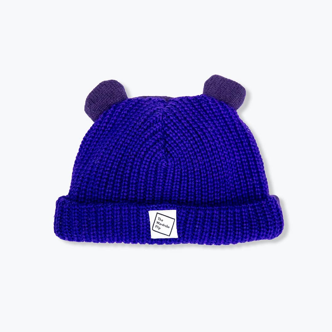 Blue purple | a Better Beanie / kids 4-7y