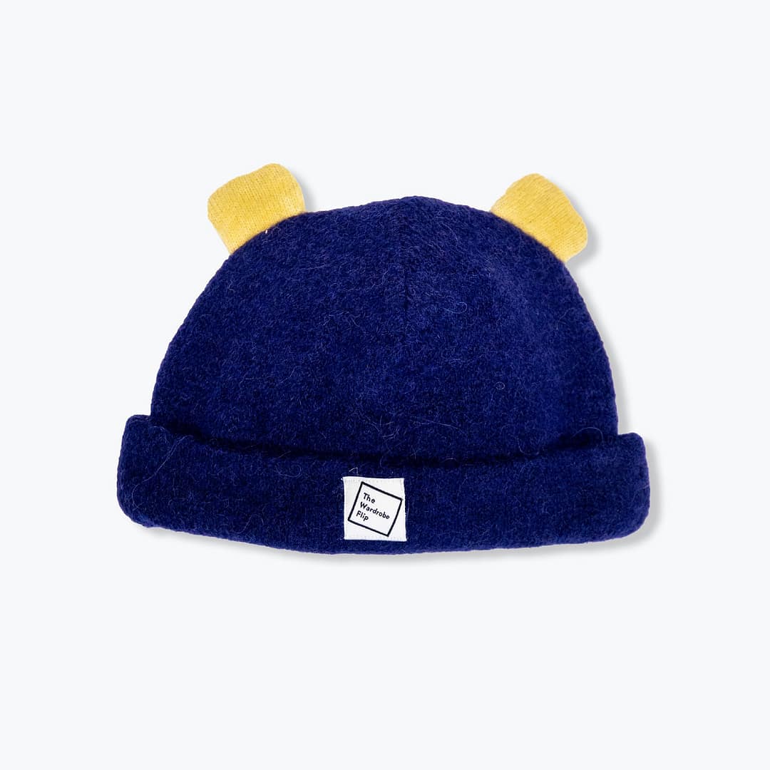 Blue yellow | a Better Beanie / kids 4-7y