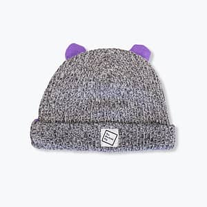 Gray purple | a Better Beanie / kids 8-12y