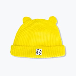 Yellow gray | a Better Beanie / kids 8-12y
