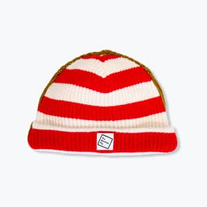 Red cream stripe | a Better Beanie / M