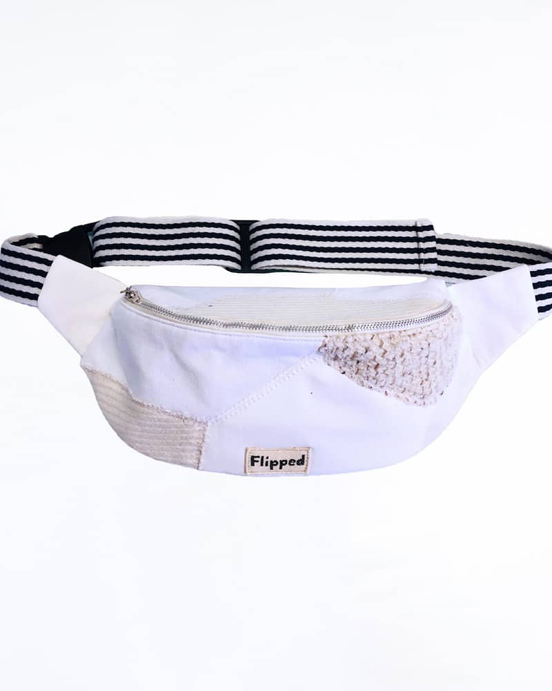 White Bum Bag  | Patched Up  