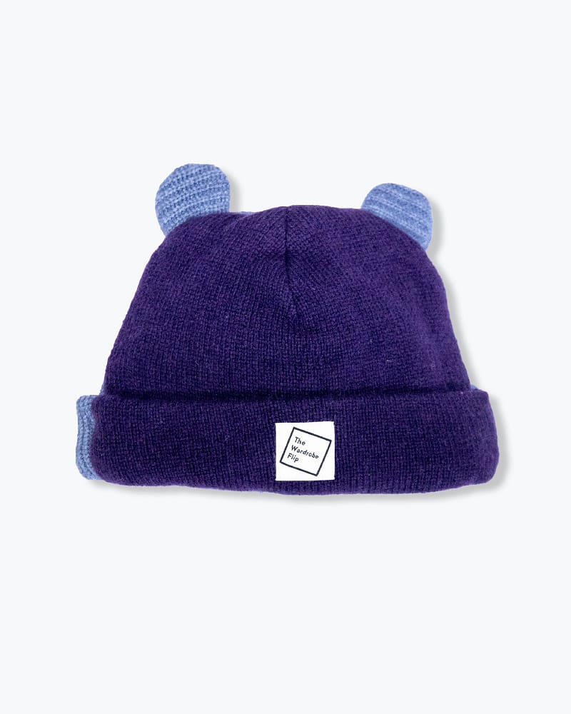 Dark & light blue | a Better Beanie / kids 1-3y