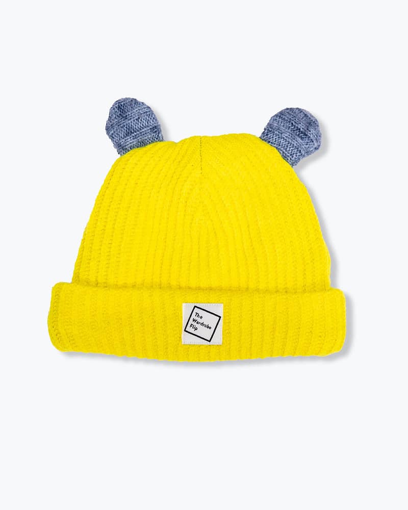 Yellow blue | a Better Beanie / kids 1-3y