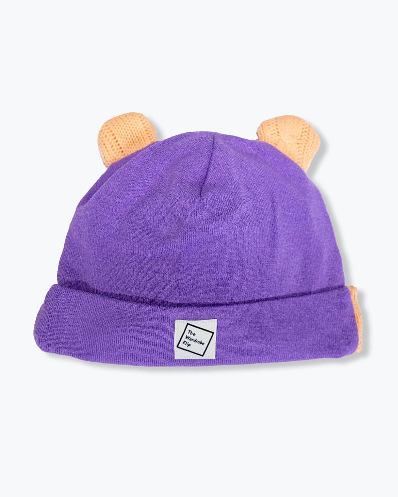 Purple salmon | a Better Beanie / kids 4-7y