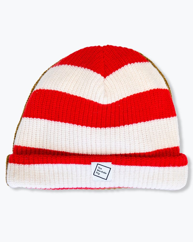 Red cream stripe | a Better Beanie /  L