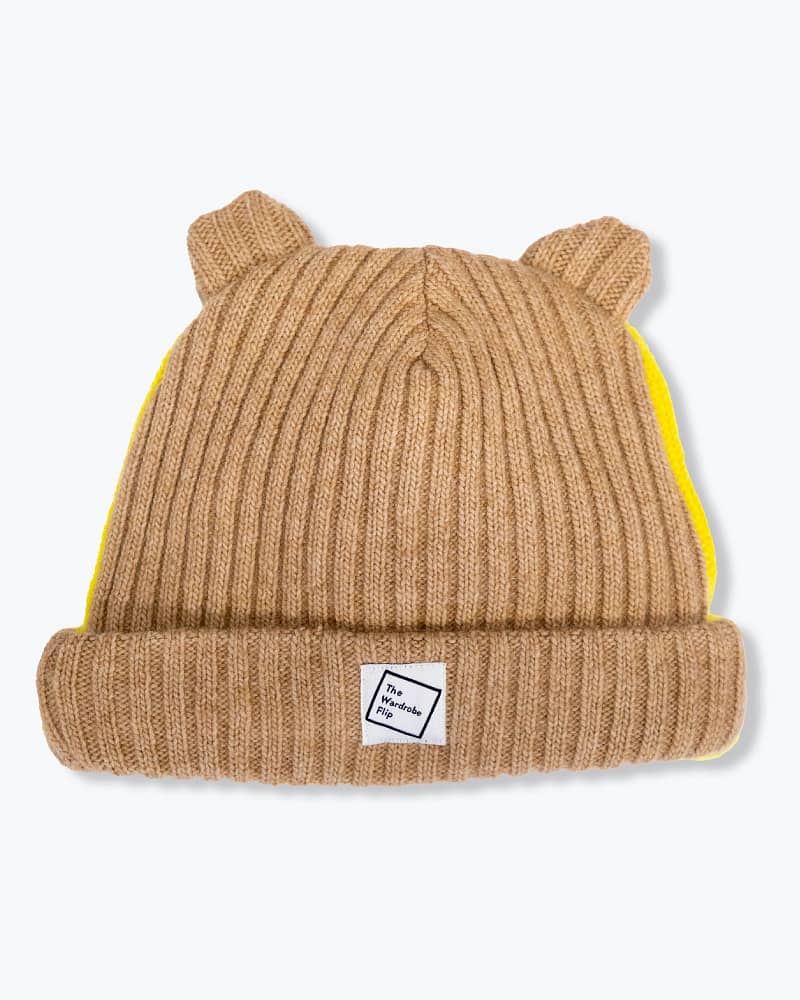 Brown yellow | a Better Beanie / kids 8-12y